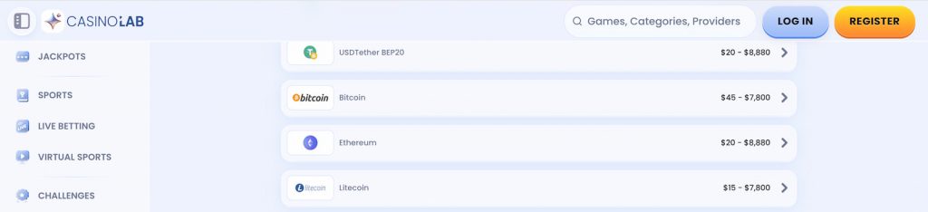 CasinoLab Payment2