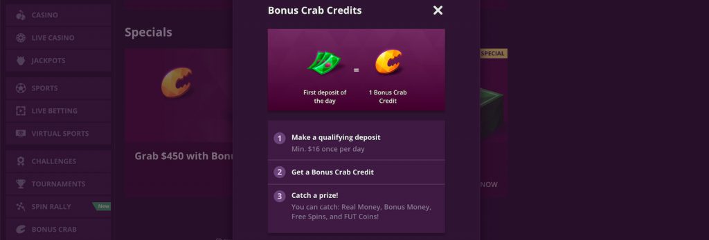 Malina Bonus CRab