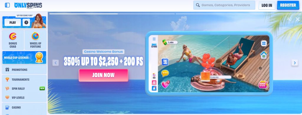 OnlySpins Welcome