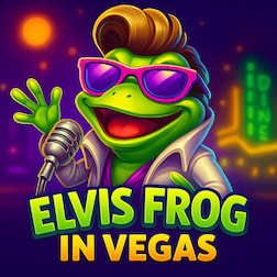 Elvis Frog in Vegas Pokie