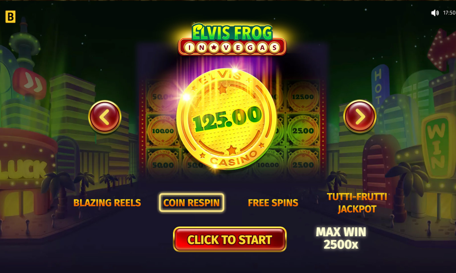 Elvis Frog in Vegas Respin