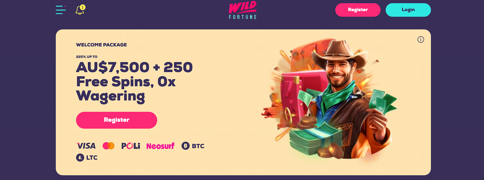 Wild Fortune Welcome