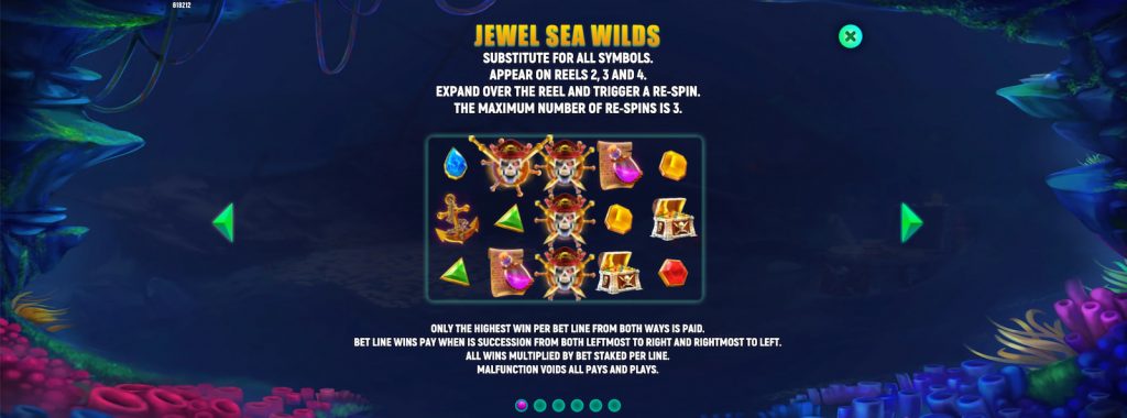 Jewel Sea Pirate Riches Wilds