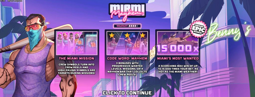 Miami Mayhem Pokie