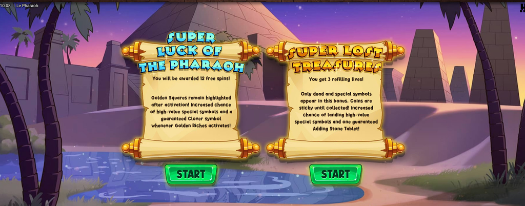Le Pharaoh Bonus