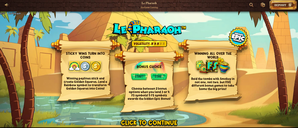 Le Pharaoh Pokie